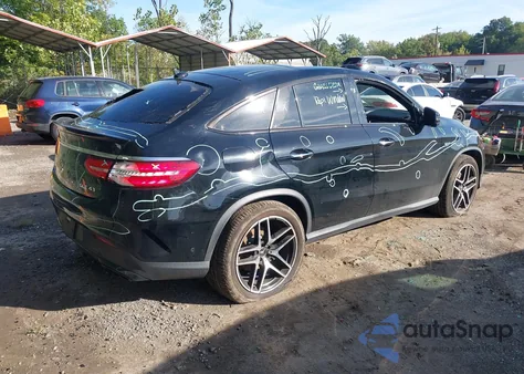 2019 Mercedes-Benz Amg Gle 43 Coupe 4Matic z USA, uszkodzony, nr VIN 4JGED6EB7KA140658